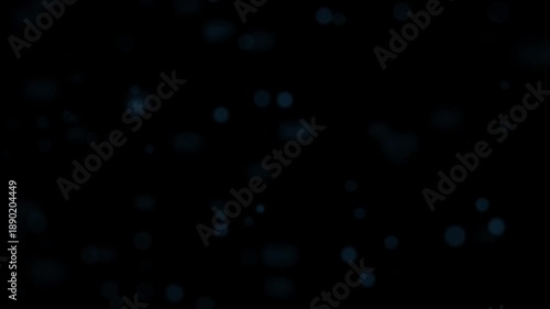 Futuristic data visualization with dynamic blue particles and numbers with Global network connection with data flow
