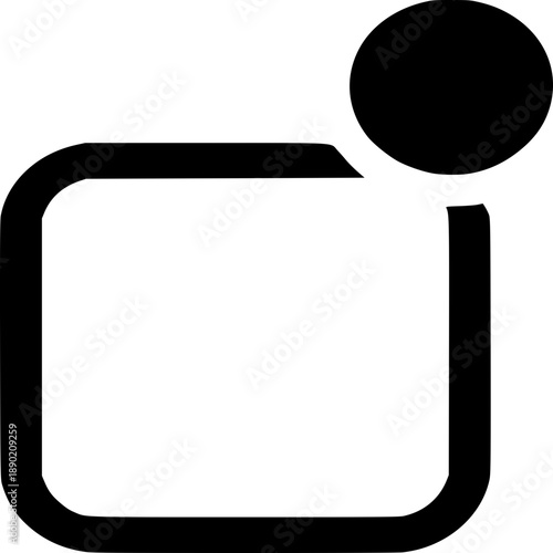 New Update Badge: Abstract vector icon indicating the presence of newly available updates or content within a system or application.