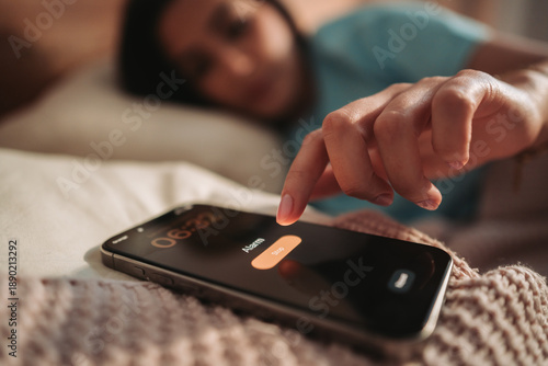 Choosing Between Sleep And Wakefulness, Daily Routine Tension Between Hitting Snooze And Starting Day