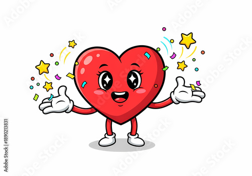 Wallpaper Mural キュートなハートが輝く Torontodigital.ca