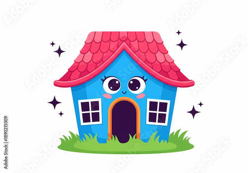 Wallpaper Mural 可愛らしい家が微笑む Torontodigital.ca