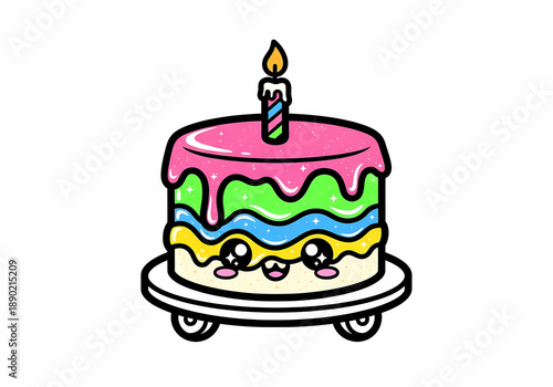 Wallpaper Mural 可愛いケーキが輝く！ Torontodigital.ca