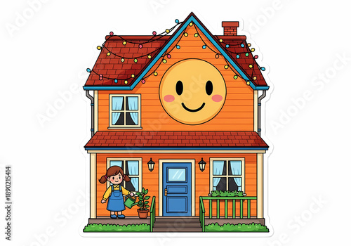 Wallpaper Mural 家は笑顔で暖かく光る Torontodigital.ca