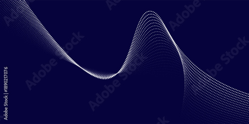 Purple background with many glowing particles. Information digital modern particles line dot simple glow energy pattern