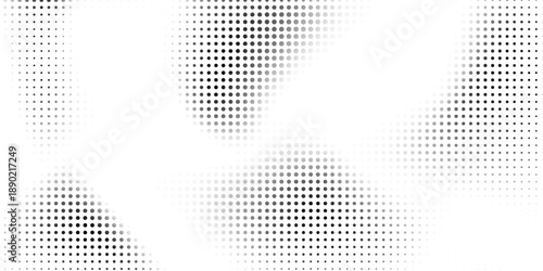 Dot Grunge dotted halftone gradient background. Faded grit noise texture. Illustrations geometric vector