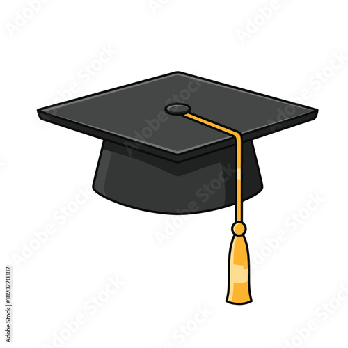 graduation cap and diploma