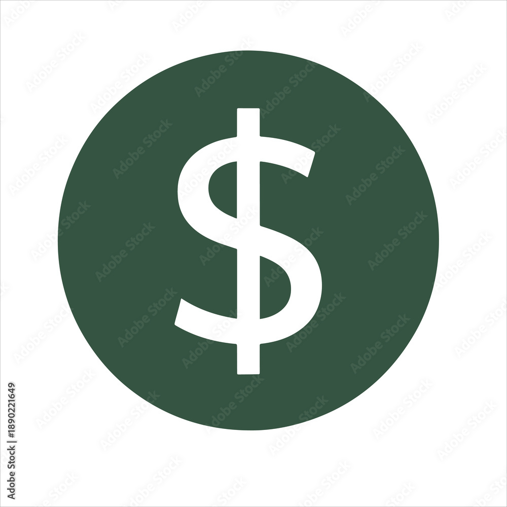Obraz premium dollar icon vector illustration