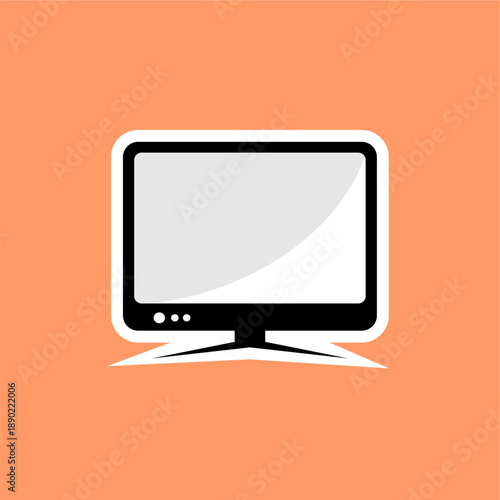 Laptop or Power Bank with Charging Cable Sticker