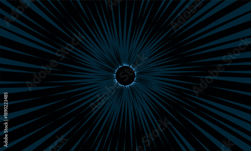 black hole dark space gravity spiral starburst impact panel vector background stylized design element