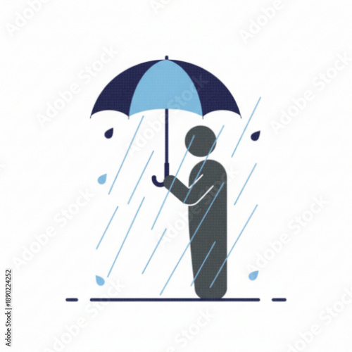 Satellite in Orbit Circle Icon