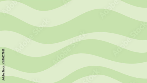 Minimalist wavy line seamless pattern featuring flowing pale green curves on a light background for calm and modern aesthetic branding designs.
