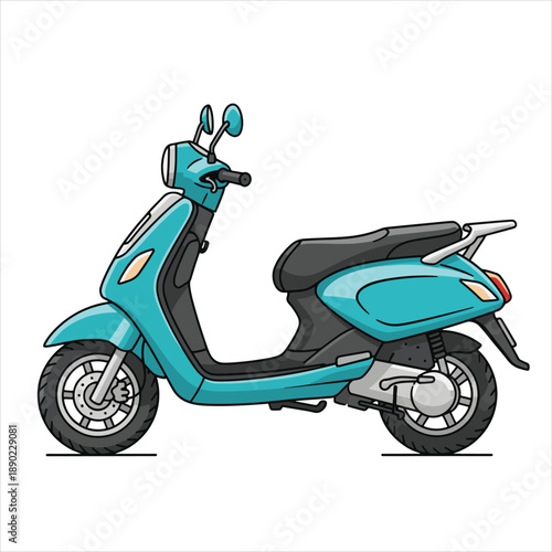 Scooter illustration vector design