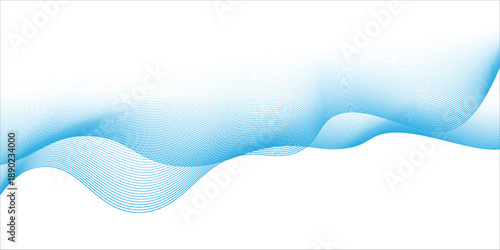 Abstract wave line blue. eps 10 illustration.