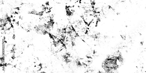 Abstract grunge black and white distressed wall texture background, grunge black texture background,  distressed surface with irregular patches of dark and light tones.