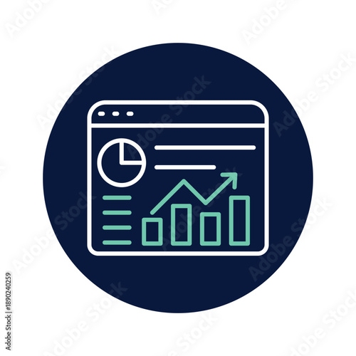 Analytics vector, pixel perfect, illustrator file
