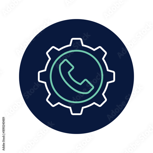 call management vector, pixel perfect, illustrator file 
