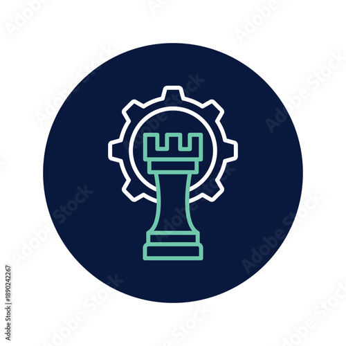 Strategy vector, pixel perfect, illustrator file   
