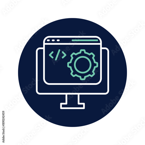 Web Development vector, pixel perfect, illustrator file 
