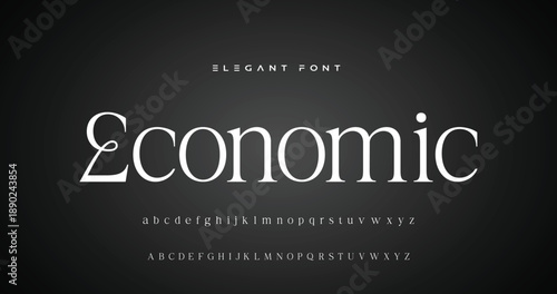 Lettering Minimalist Fashion. Elegant alphabet letters serif font and number. Typography fonts regular uppercase, lowercase.