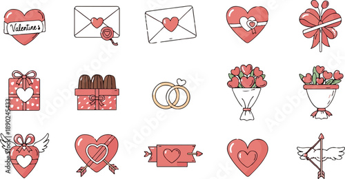 Romantic Wedding Rings Flower Bouquet, Sweet Chocolates and Love Letters