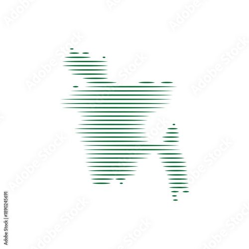 bangladesh map vector logo icon border