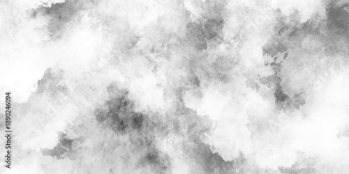 Gray texture background with a natural pattern showcasing soft pastel, white or black watercolor background painting with cloudy distressed texture, Smeared white aquarelle painted paper .