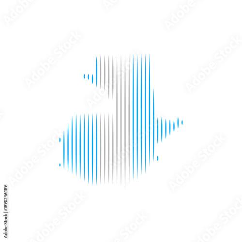 Guatemala map vector logo icon border