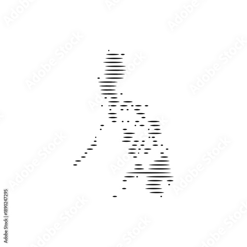 Philippines map vector logo icon border