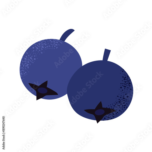 BlueBerry icon clipart avatar logotype isolated illustration