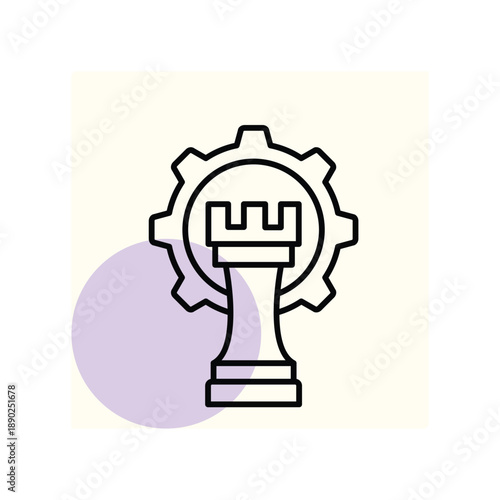 Strategy vector, pixel perfect, illustrator file     
