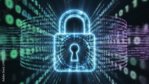 Digital Security Lock with Binary Code Tunnel