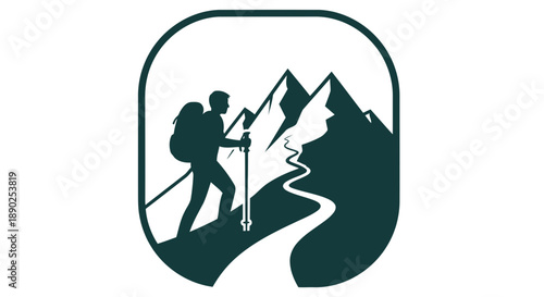 hiking trail mountain landscape