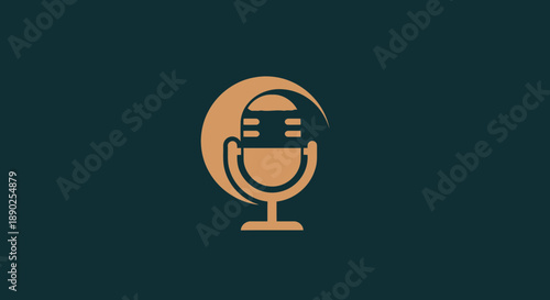 podcast microphone logo