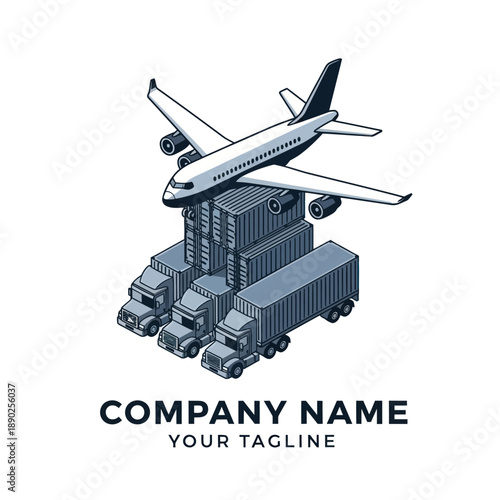 Airplane Cargo Shipping Logistics Transportation Services.