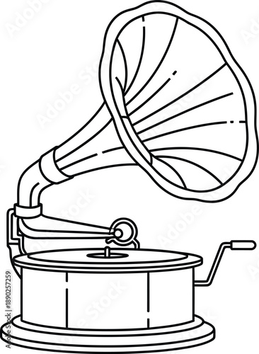 Vintage gramophone