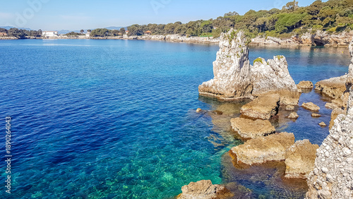 Foto Landscape in the Cap d'Antibes, South of France