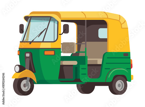 Auto rickshaw for India public urban transport