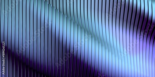 Modern organic architecture detail. Futuristic metal Building. Art banner background with abstract curved shapes. 3D rendering