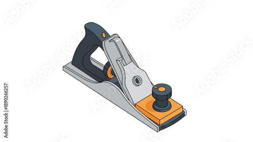 Classic woodworking hand plane manual tool used for smoothing and shaping timber surfaces in carpentry and joinery.