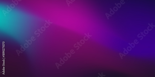 Dark grainy color gradient background, purple red orange blue black colors banner poster cover abstract design;. Defocused blue pink color gradient glow flecks bright abstract effect layer.