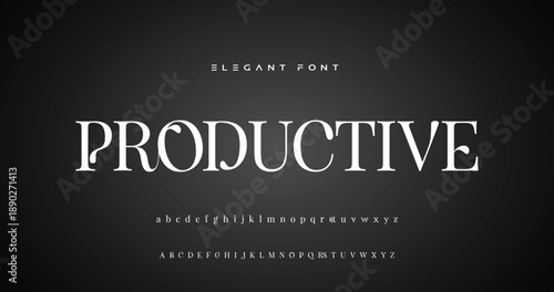 Elegance Luxury wedding alphabet font. Typography elegant classic lettering serif fonts decorative vintage retro for logo. vector illustration