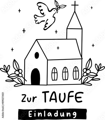 Einladung Zur Taufe. Einladung Karte.Süße Taufeinladungen mit christlichen & weltlichen Motiven,Religiöse Motive  für Jungs & Mädchen. 