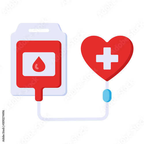 Blood Tranfusion Icon