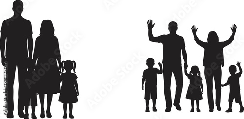 Black silhouette of a disabled man in a manual wheelchair with his loyal service dog companion isolated on white background for accessibility and support concepts