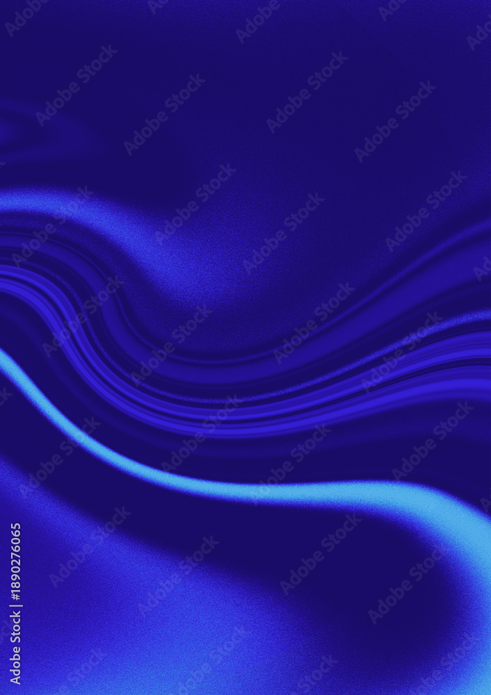 Fototapeta premium Futuristic Royal Blue Abstract Background with Electric Neon Fluid Lines