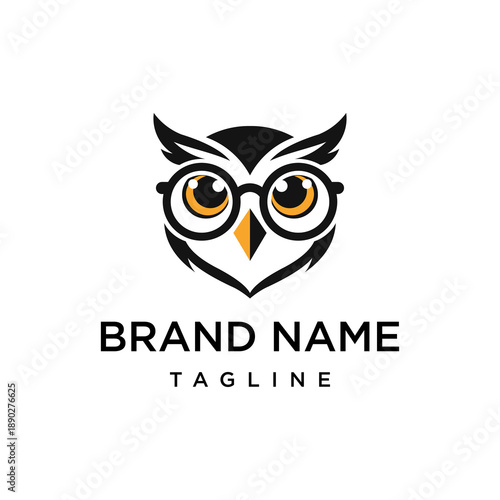creative owl logo design representing wisdom, education, knowledge, and professional brand identity