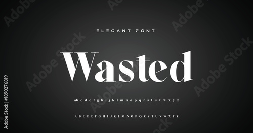 Elegance Luxury wedding alphabet font. Typography elegant classic lettering serif fonts decorative vintage retro for logo. vector illustration