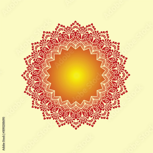 Seamless mandala pattern geometric. Decorative floral seamless pattern.