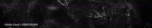 white particle form abstract background with falling and flicker light beam ray particles | widescreen | looped animation