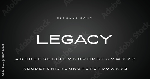 Elegant alphabet beauty logo font. Classic Modern luxury Serif Minimal Fashion. Typography decoration logotype fonts, wedding, logos. vector illustration